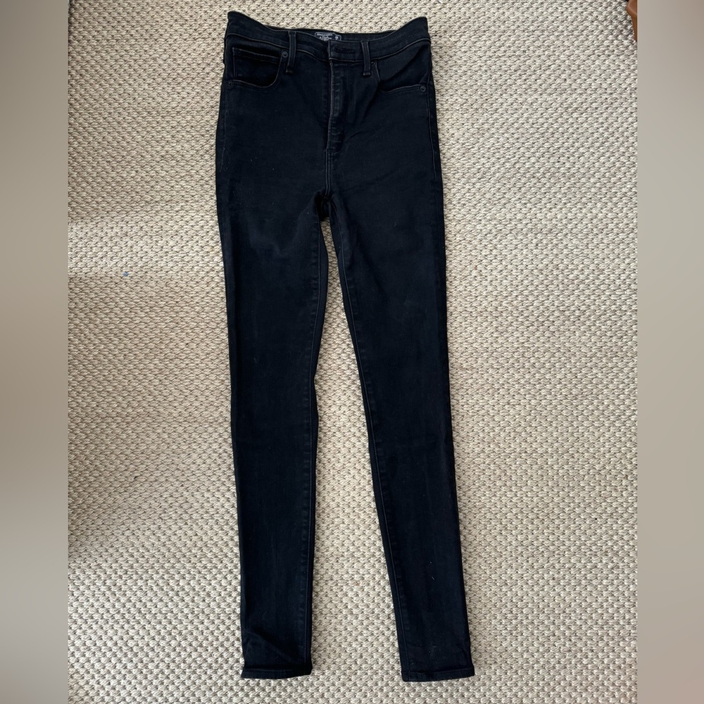 Abercrombie & Fitch Black Skinny Jean Size 2